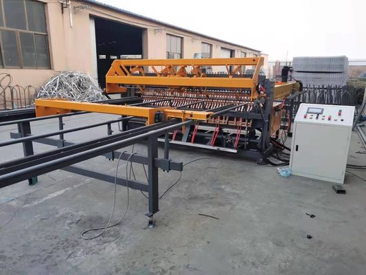 Yellow Welding Transformer 160KVA Motor 5.5kw Fence Mesh Welding Machine